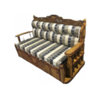 3 Fold Teak Wood Sofa Cum Bed