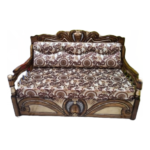 Royal 3 Fold Teak Wood Sofa Cum Bed