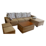 L Shape Corner Sofa Set with Center table